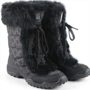 🌬Coach Fur Interior Winter Boots🌬